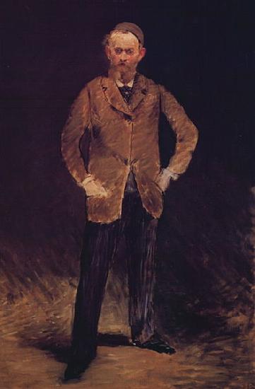 Edouard Manet Self-Portrait with a Scull-Cap oil painting image